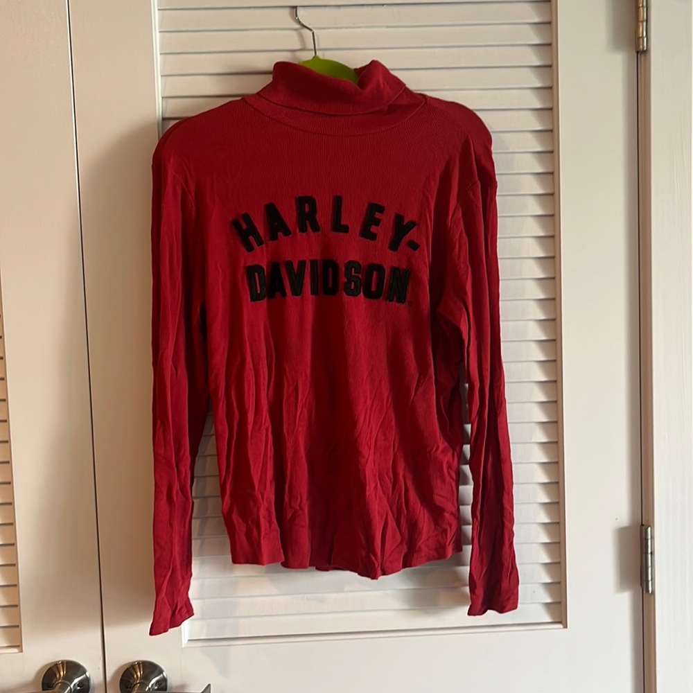 Long sleeve turtle neck Harley Davidson